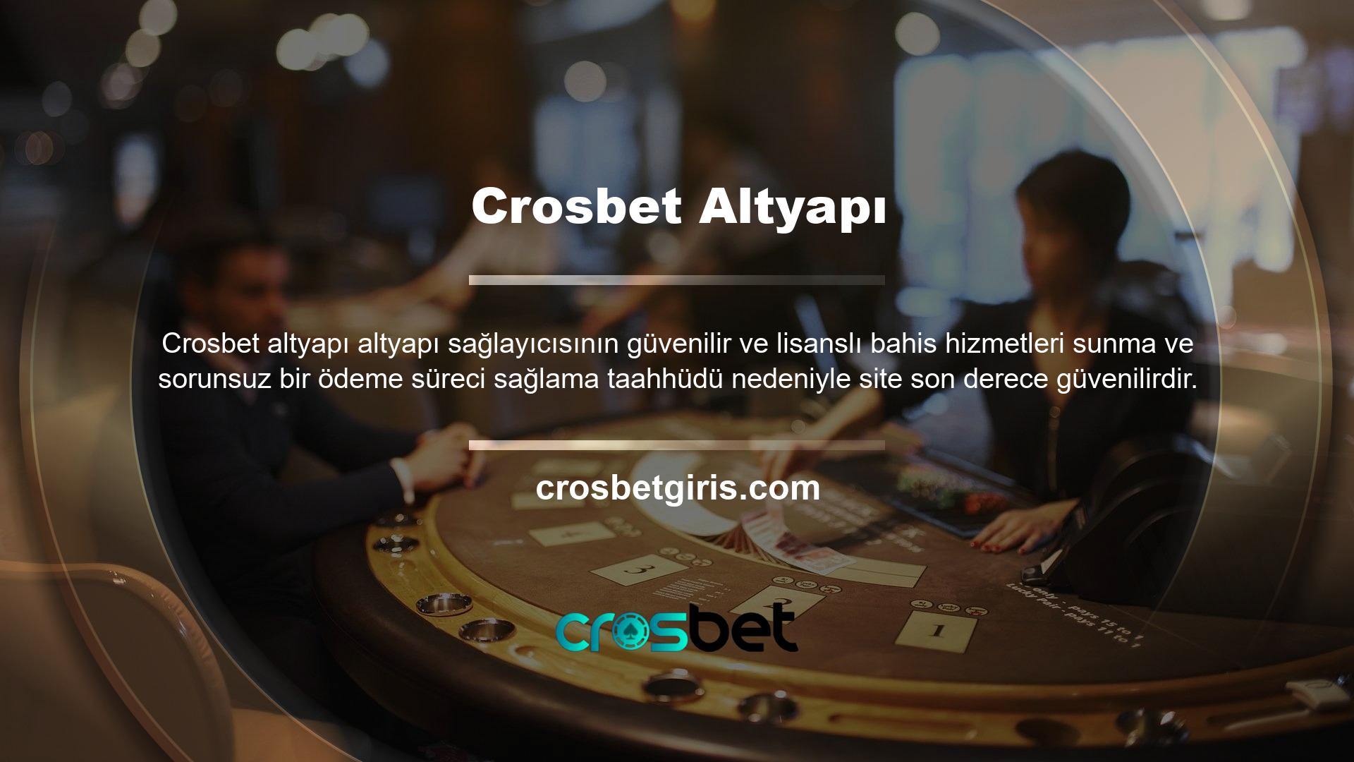 Bu, Crosbet canlı oyunlarının orijinalliği konusunda endişelenmeden web sitesinden kolayca oynamaya başlayabileceğiniz anlamına gelir