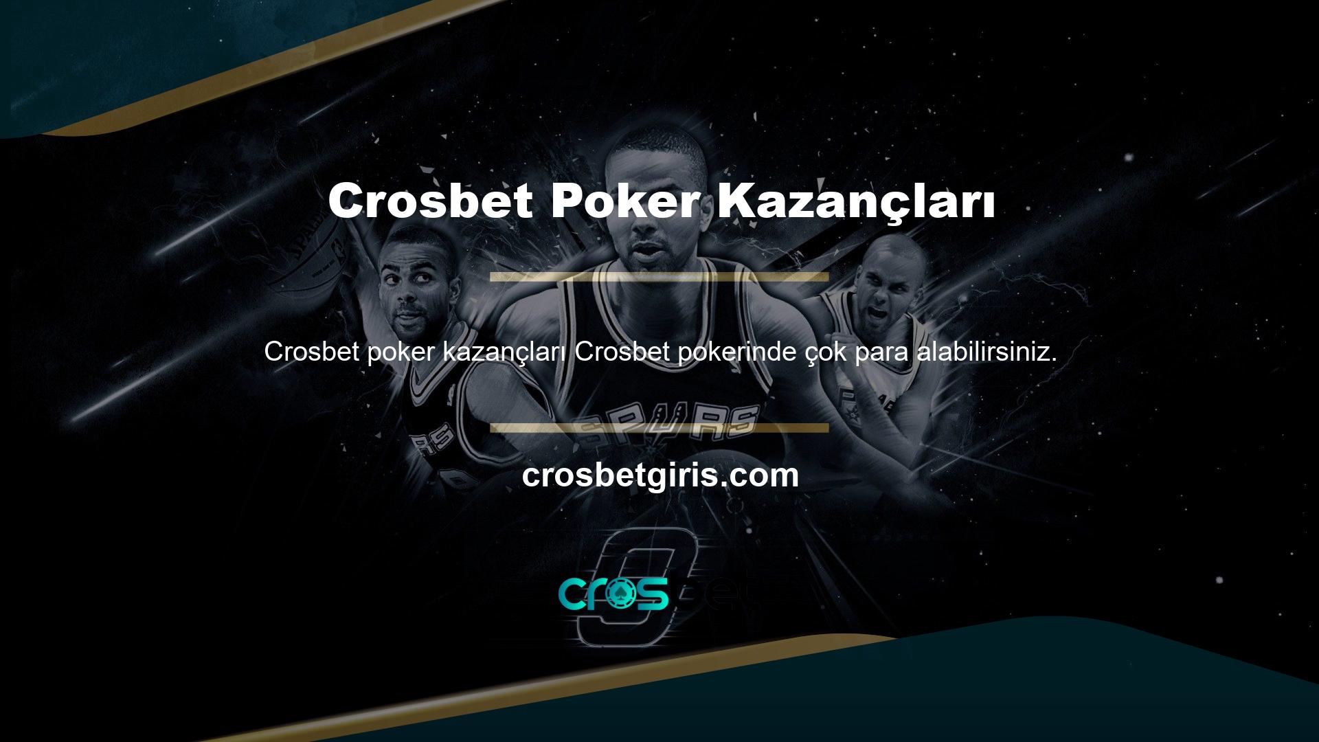 Crosbet çevrimiçi bahis için iyi bir yerdir